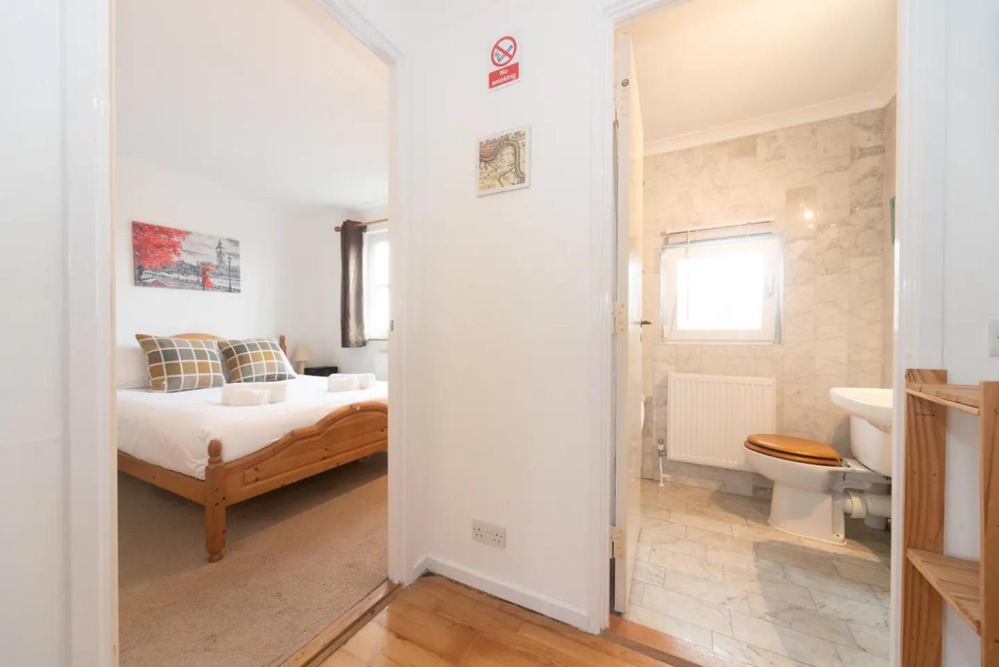 Sunny Maisonette With Views Over Canary Wharf, London Eksteriør billede
